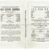 Love Theatre Programmes,Theatre Memorabilia, Buy theatre programmes, 1875, half crown diamonds, theatre