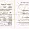 Love Theatre Programme, 1897, Barricade, Dukes Theatre, Theatre Memorabilia