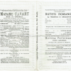 Love Theatre Programmes, Theatre Programmes, Theatre Memorabilia,1879, Madame Favart , Royal Strand