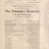 Love theatre programmes, Theatre Programmes, 1897, The Princess & The Butterfly