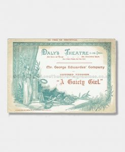 1894 - Daly's Theatre - A Gaiety Girl