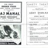 1937 UDAY SHAN-KAR Gaiety Theatre