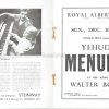 1933 YEHUDI MENUHIN Royal Albert Hall
