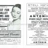 1949 Antonio and his Spanish Ballet, Stoll Theatre