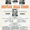 1965-66 BERTRAM MILLS CIRCUS Oympia