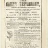 1872 SATURDAY MORNING PERFORMANCES Gaiety Theatre