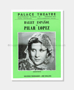 1957 - Palace Theatre - Ballet Pilar Lopez