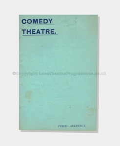 1901 WHEN WE WERE TWENTY-ONE Comedy Theatre pc61900 (1 crop) frame