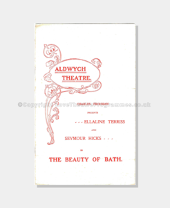 1906 THE BEAUTY OF BATH Aldwych Theatre pc151900 (1 crop) frame