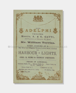 Love Theatre Programmes, 1887, The Harbour Lights