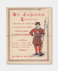 1893 The Second Mrs Tanqueray St James's Theatre