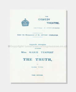 1907 - Comedy Theatre - Truth