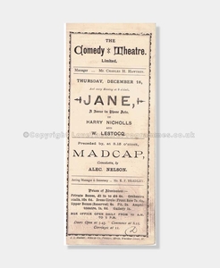 1890 Comedy Theatre, Jane