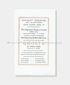 1891 Royalty Theatre, Ghosts