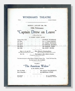 1906 Wyndham's Theatre 100th performance