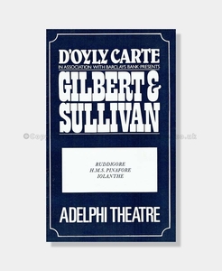 1982 D'Oyly Carte Adelphi Theatre