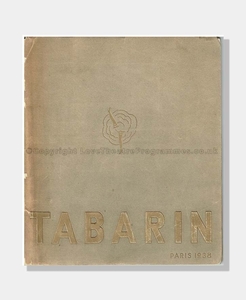 1938 LES HEURES SONT BELLES Tabarin, Paris