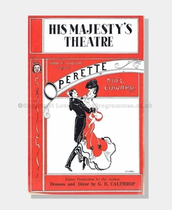 1938 OPERETTE His Majesty's