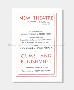 1946 CRIME AND PUNSHMENT New Theatre