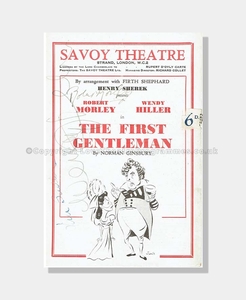 1945 THE FIRST GENTLEMAN Savoy Theatre