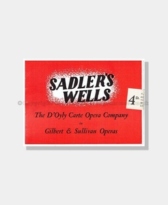 1949 THE GONDOLIERS Sadler's Wells D'OYLY CARTE
