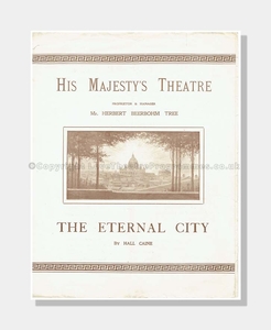 1902 THE ETERNAL CITY His Majesty's Theatre