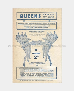 1949 KEEP THE BALL ROLLING Queen's Theatre Poplar