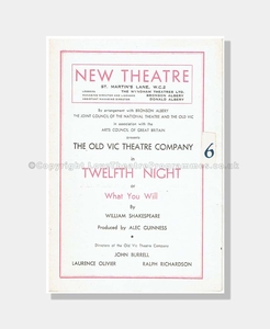 1948 TWELFTH NIGHT New Theatre 1680171940