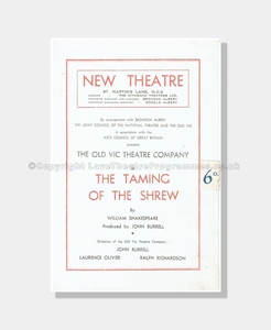 1947 TAMING OF THE SHREW New Theatre