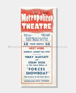 1950 TOBACCO ROAD Metropoliton Theatre