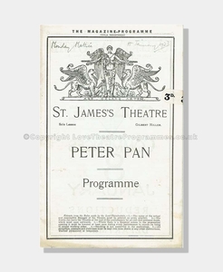 1923 PETER PAN St James's Theatre