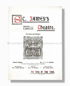 1902 PAOLO AND FRANCESCA St. James's Theatre