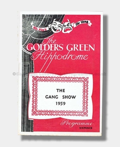 1959 THE GANG SHOW Golders Green Hippodrome