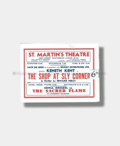 1945 THE SHOP AT SLY CORNER St Martin's Theatre